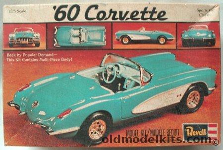 Revell 1/25 1960 Chevrolet Corvette, H1203 plastic model kit